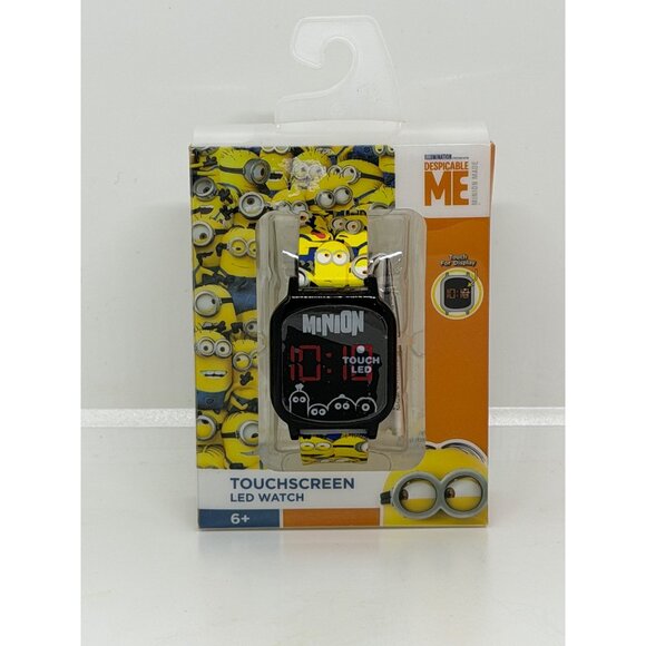 NWF Minion Touchscreen Watch Yellow Kids Digital Despicable Me Needs Batteries - Picture 3 of 4